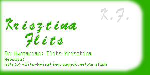 krisztina flits business card